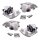 Bremssättel-Set vorne links/rechts Faustsattel Ø 57 mm HELLA für u.a. VW TIGUAN