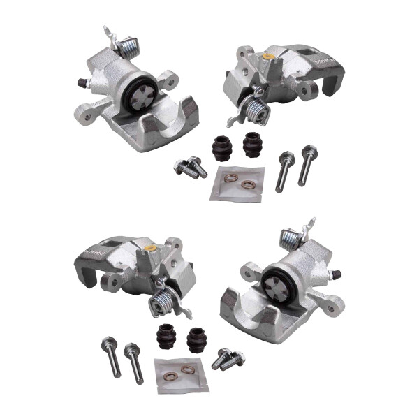 Bremssättel-Set hinten links/rechts 1-Kolben Ø 34 mm HELLA für HYUNDAI I10
