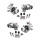 Bremssättel-Set hinten links/rechts 1-Kolben Ø 34 mm HELLA für HYUNDAI I10