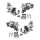 Bremssättel-Set hinten links/rechts 1-Kolben Ø 34 mm HELLA für u.a. SUZUKI SX4