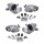 Bremssättel-Set hinten links/rechts Ø 38 mm HELLA für u.a. SUBARU FORESTER