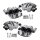 Bremssättel-Set vorne links/rechts 2-Kolben Ø 48 mm HELLA für u.a. IVECO DAILY