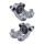Bremssättel-Set hinten links/rechts Faustsattel Ø 42 mm HELLA für u.a. BMW 3er