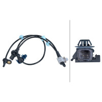 Sensor Wheel Speed rear axle right 2-pole HELLA suitable...