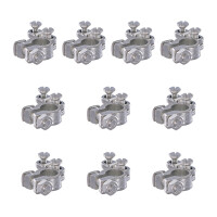10 Battery Terminal Clamps right Ø15.9mm brass...