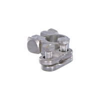 10 Battery Terminal Clamps left Ø17.5mm brass part HELLA for diff vehicles