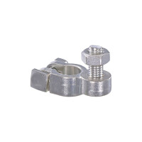 5 Batteriepolklemmen Ø 15,9 mm Messing Pressteil HELLA für diverse Fzg.