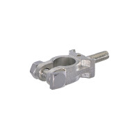 10 Battery Terminal Clamps Ø 17.5 mm brass pressed...