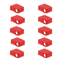 10 Covers Battery Terminal Clamp Ø 17mm TPE outlet...