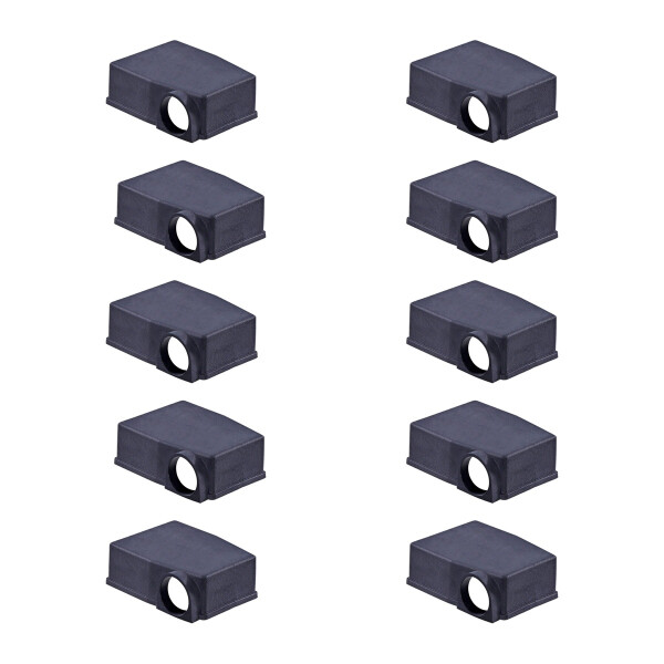 10 Covers Battery Terminal Clamp Ø 17mm TPE outlet right HELLA for diff vehicles