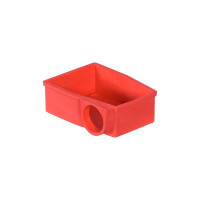 10 Covers Battery Terminal Clamp Ø 17 mm TPE outlet left HELLA for diff vehicles