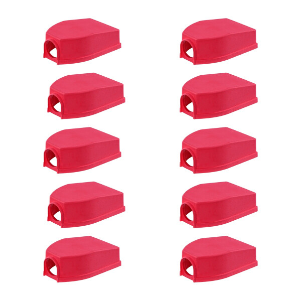 10 Covers Battery Terminal Clamp Ø17mm TPE outlet centre HELLA for diff vehicles
