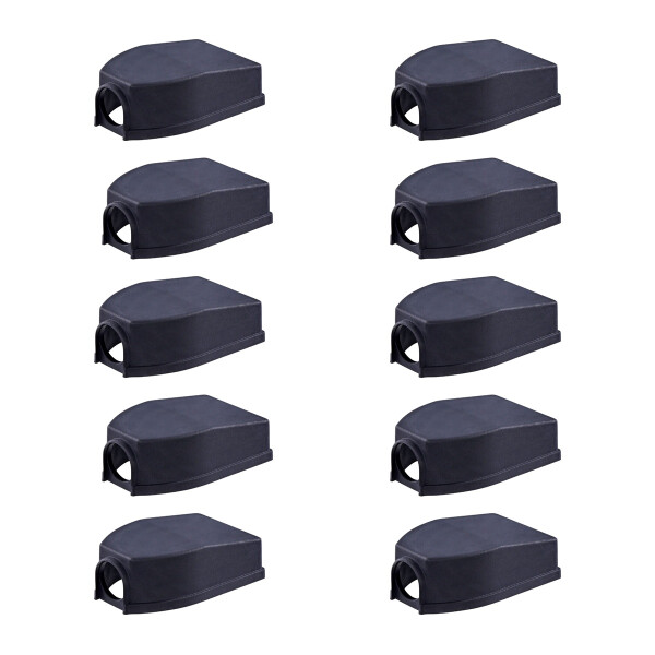 10 Covers Battery Terminal Clamp Ø17mm TPE outlet centre HELLA for diff vehicles