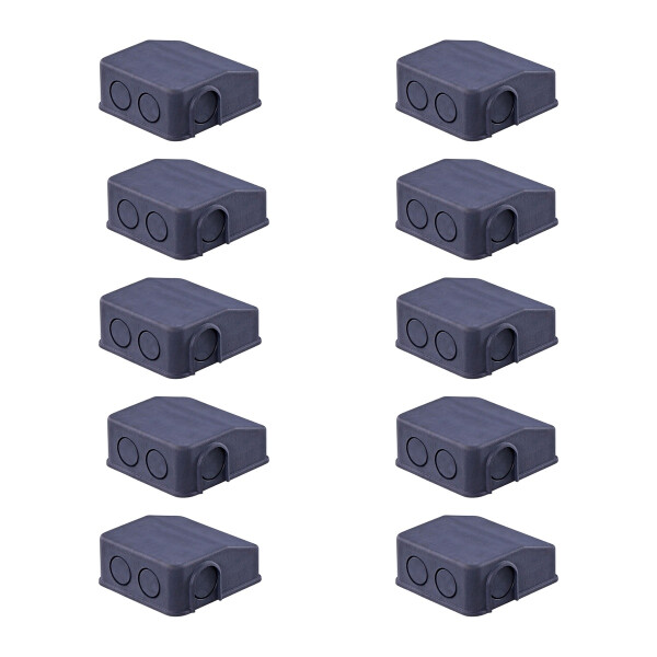 10 Covers Battery Terminal Clamp Ø17mm TPE outlet front HELLA for diff vehicles