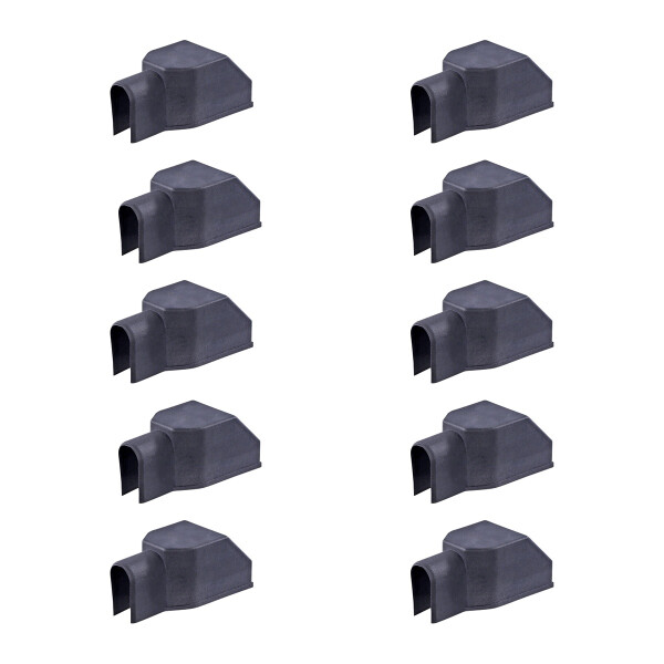 10 Covers Battery Terminal Clamp Ø20mm TPE outlet centre HELLA for diff vehicles