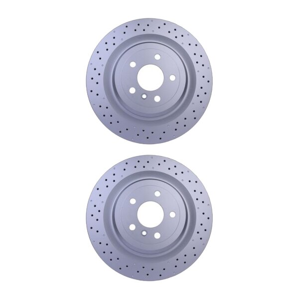 2 Bremsscheiben gelocht Ø 67 mm 22 mm HELLA...