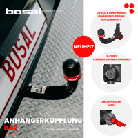 Anhängerkupplung mit abnehmbarem Kugelkopf BOSAL...