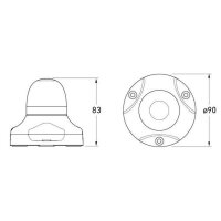 Warnleuchte 24 V LED HELLA IAM-Expertise universell...