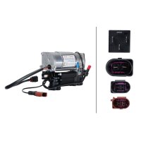 Compressed-Air System Compressor 12 V for air suspension HELLA for e.g. BENTLEY