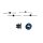 Suspension kit springs/dampers gas pressure BILSTEIN for OPEL CORSA D