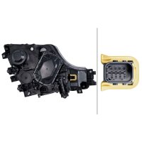 Headlight left 24 V PY21W Halogen HELLA for MERCEDES-BENZ...