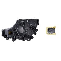 Headlight right 24 V PY21W Halogen HELLA for...