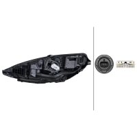 Headlight right 12 V LED Bi-LED HELLA IAM-Expertise...