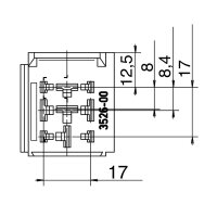 Relay Socket 9-pin flat receptacle HELLA universal for various vehicles