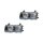 Headlight Set left right 12 V HB4/HB3 W5W HELLA suitable for BMW 3 Series