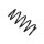 Suspension Spring Front Axle BILSTEIN for e.g. OPEL Astra H Caravan