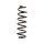 Suspension spring for car rear axle BILSTEIN B3 for e.g. VW GOLF V