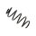 Suspension Spring Front Axle BILSTEIN for e.g. VW Golf VI