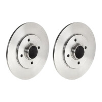 2 brake discs full Ø 238 mm 8 mm BREMBO for...