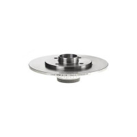 2 brake discs full Ø 238 mm 8 mm BREMBO suitable for RENAULT CLIO