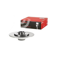 2 brake discs full Ø 238 mm 8 mm BREMBO suitable for RENAULT CLIO