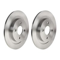 2 brake discs full Ø 280 mm 10 mm BREMBO for FORD...