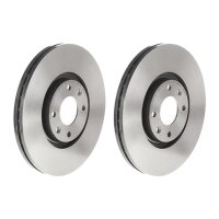 2 brake discs ventilated Ø 302 mm 26 mm BREMBO for...