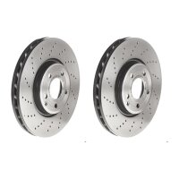 2 brake discs ventilated Ø 322 mm 32 mm BREMBO for...