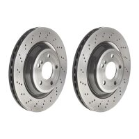 2 brake discs ventilated Ø 320 mm 24 mm BREMBO for...