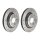 2 brake discs ventilated Ø 320 mm 24 mm BREMBO for MERCEDES-BENZ SL