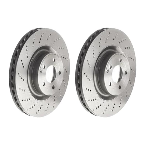 2 Bremsscheiben belüftet Ø 344 mm 32 mm BREMBO für u.a. MERCEDES-BENZ E-KLASSE
