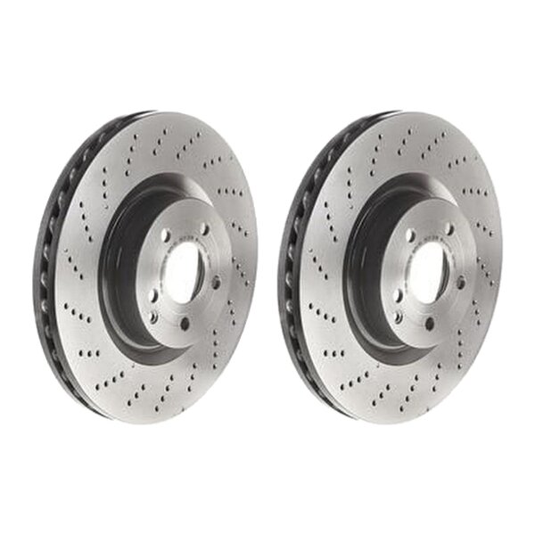 2 Bremsscheiben belüftet Ø 344 mm 32 mm BREMBO für u.a. MERCEDES-BENZ C-KLASSE