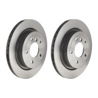 2 brake discs internally ventilated Ø 300 mm 20 mm...
