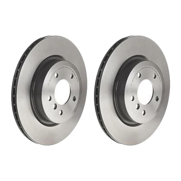 2 brake discs internally ventilated Ø 324 mm 20 mm coated BREMBO for BMW Z4