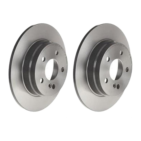 2 Bremsscheiben voll Ø 278 mm 9 mm BREMBO für u.a. MERCEDES-BENZ C-KLASSE