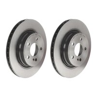 2 brake discs ventilated Ø 300 mm 22 mm BREMBO for...