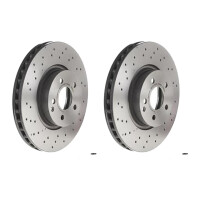 2 brake discs ventilated Ø 322 mm 32 mm BREMBO for...