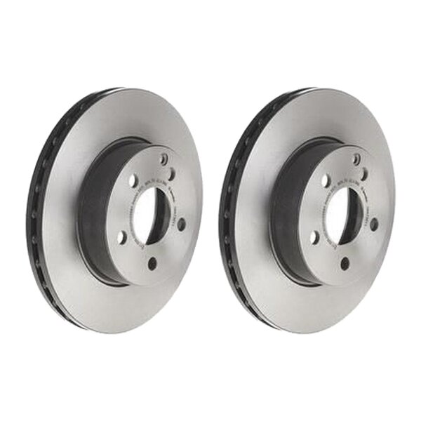 2 brake discs ventilated Ø 288 mm 25 mm BREMBO for MB C-CLASS and others