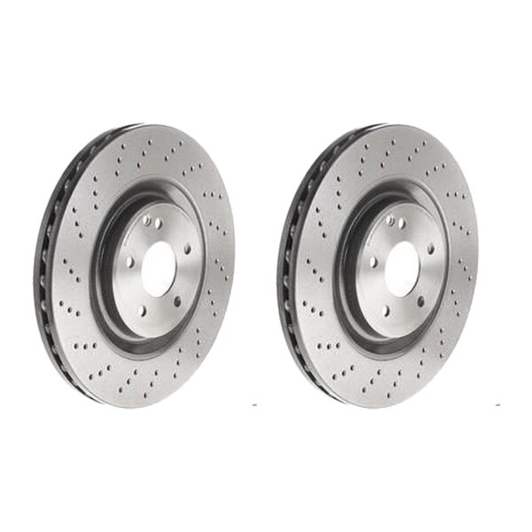 2 Bremsscheiben belüftet Ø 345 mm 30 mm BREMBO für u.a. MERCEDES-BENZ C-KLASSE