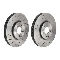 2 brake discs ventilated Ø 330 mm 32 mm BREMBO for...